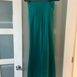 Athleta Wide Leg Green Pants